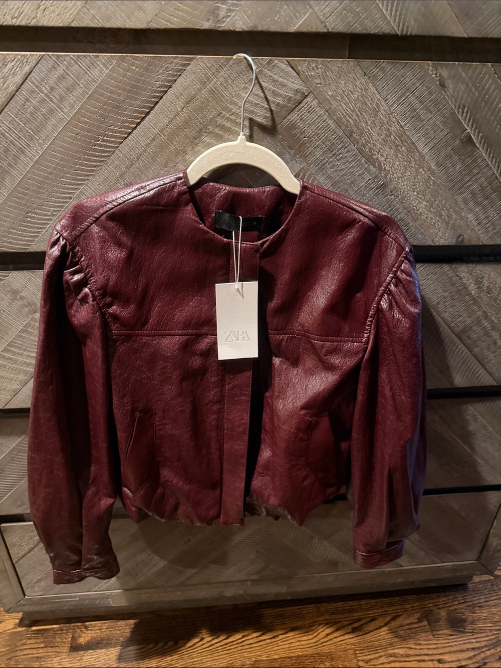 Zara faux leather jacket Jacket